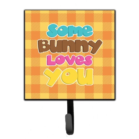 Carolines Treasures Easter Some Bunny Loves You Leash or Key Holder BB6902SH4